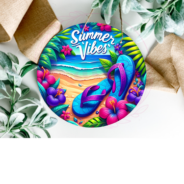 Summer Vibes Door Hanger